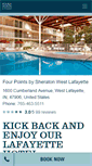 Mobile Screenshot of fourpointswestlafayette.com